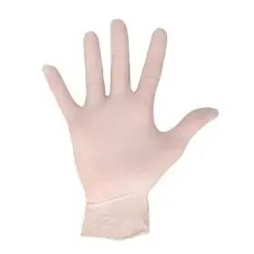 Latex handschoenen – Poedervrij – Maat L – Wit - CMT CMT Handschoenen Latex Poedervrij Wit Maat L -Horecavoordeel.com-