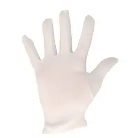 Katoenen handschoenen – Poedervrij – Maat 12 – Wit - CMT CMT Handschoenen Katoen Zware Kwaliteit Maat 12 -Horecavoordeel.com-