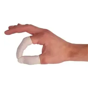 Latex handschoenen – Poederhoudend – Maat XL – Huidkleur - CMT CMT Vingertops - Vingercondooms Latex Gepoederd Maat XL -Horecavoordeel.com-