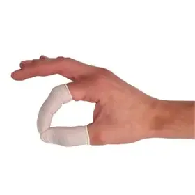 Latex handschoenen – Poedervrij – Maat M – Huidkleur - CMT CMT Vingertops - Vingercondooms Latex Poedervrij Maat M -Horecavoordeel.com-