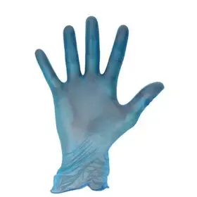 Vinyl handschoenen – Poedervrij – Maat S – Blauw - CMT CMT Handschoenen Vinyl Poedervrij Blauw Maat S -Horecavoordeel.com-