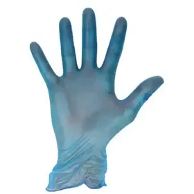 Vinyl handschoenen – Poedervrij – Maat M – Blauw - CMT CMT Handschoenen Vinyl Poedervrij Blauw Maat M -Horecavoordeel.com-
