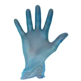 Vinyl handschoenen – Poedervrij – Maat L – Blauw - CMT CMT Handschoenen Vinyl Poedervrij Blauw Maat L -Horecavoordeel.com-