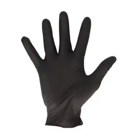 Nitril handschoenen – Poedervrij – Maat XL – Zwart - CMT CMT Handschoenen Soft Nitril Poedervrij Zwart Maat XL -Horecavoordeel.com-