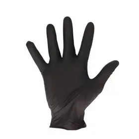 Nitrile Gloves - Powder-Free - Size S - Black - CMT CMT Gloves Soft Nitrile Powder Free Black Size S -Horecavoordeel.com-