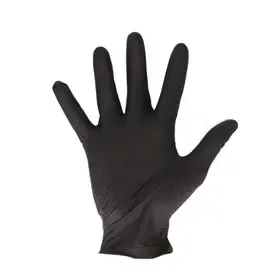 Nitrile Gloves - Powder-Free - Size M - Black - CMT CMT Gloves Soft Nitrile Powder Free Black M -Horecavoordeel.com-