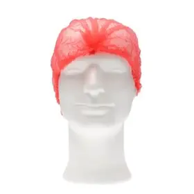 Haarnet Clip Cap – Non Woven PP – L 53cm – Rood – CMT CMT Haarnet - Clip Cap PP Non Woven Rood Maat L 53cm -Horecavoordeel.com-