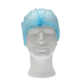 Haarnet Clip Cap – Non Woven PP – L 53cm – Blauw – CMT CMT Haarnet - Clip Cap PP Non Woven Detecteerbaar Blauw Maat L 53cm -Horecavoordeel.com-
