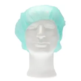Bouffant Cap Haarnet – PP Non Woven – M 50cm – Groen – CMT CMT Haarnet - Bouffant Cap PP Non Woven Groen Maat M 60cm -Horecavoordeel.com-