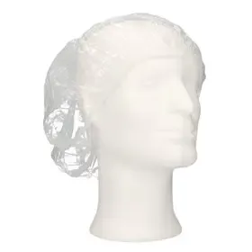 Douche Cap – PE Materiaal – 52cm – Transparant CMT Douche Cap PE Transparant 52cm -Horecavoordeel.com-