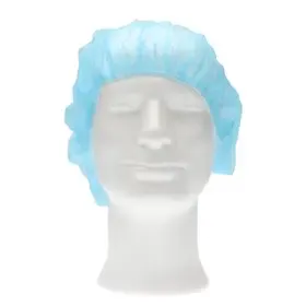 Bouffant Cap – PP Non Woven – XL 58cm – Blauw – CMT CMT Haarnet - Bouffant Cap PP Non Woven Blauw Maat XL 58cm -Horecavoordeel.com-