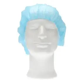 Bouffant Cap – PP Non Woven – L 53cm – Blauw – CMT CMT Haarnet - Bouffant Cap PP Non Woven Blauw Maat L 53cm -Horecavoordeel.com-