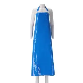 PU Apron - 300 Micron - 90x120cm - Blue - CMT CMT Apron PU Metal Free 300my Blue 90x120cm -Horecavoordeel.com-