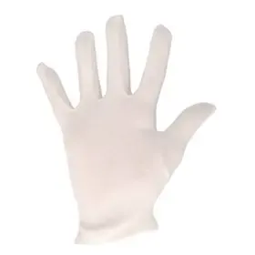 Katoenen handschoenen – Poedervrij – Maat 8 – Wit - CMT CMT Handschoenen Katoen Zware Kwaliteit Maat 8 -Horecavoordeel.com-