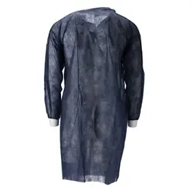 Visitor Jacket – Non-Woven PP – Size M – Blue – CMT CMT Visitor Jacket PP Non Woven Lightweight with Press Buttons Blue Size M