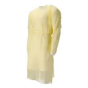 Non-Woven Insulation Apron with PE Coating – Knitted Cuff – CMT CMT Insulation Apron Non Woven with PE Coating and Tricot Cuff