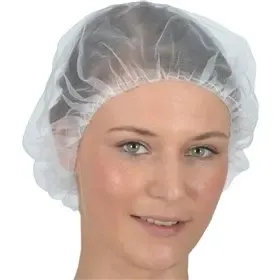 Haarnet Bouffant Cap Lite – Micromaas – L 57cm – Wit – CMT CMT Haarnet - Bouffant Cap Lite Bouffant Cap met Micromaas Wit Maat L 57cm