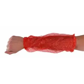 Mouwovertrek PE – 20my – 40x20cm – Rood – CMT CMT Mouwovertrek PE 20my Rood 40x20cm