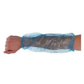 Mouwovertrek PE – 40my – 40x20cm – Blauw – CMT CMT Mouwovertrek PE 40my Blauw 40x20cm