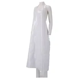 PU Apron - 300 Micron - 90x140cm - White - CMT CMT PU Apron 300my White 90x140cm