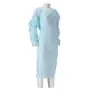 CMT Schort Geruwd CPE Lange Mouw met Duimgreep 30my Blauw 115x190cm