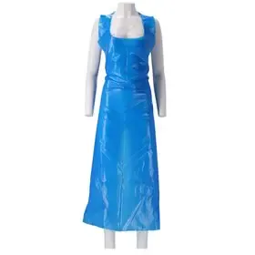 PE Apron on a Roll - 40 Microns - 125x80cm - Blue - CMT CMT Apron on Block PE 40my Blue 125x80cm