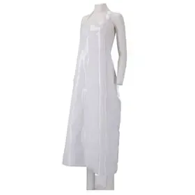 Polyurethane Apron – 300 Micron 90x130cm – White – CMT CMT Apron Polyurethane 300my White 90x130cm