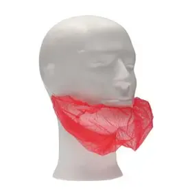 Baardmasker Non Woven – One Size – Rood – CMT CMT Baardmasker PP Non Woven Rood One size