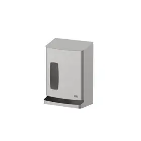 Swoosh Multi-Dispenser – Stainless Steel – Medium 16.6x28x40cm – for CMT Disposables CMT Swoosh Multidispenser Stainless Steel Medium for Disposables 16.6 x 28 x 40cm -Horecavoordeel.com-