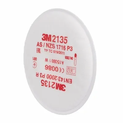 3M 2135 P3 Stoffilter Bajonet - Voor 6000/7000 Maskers