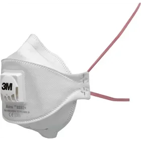 3M Aura 9332+ FFP3 Stofmasker met Ventiel - 3-Paneel Design