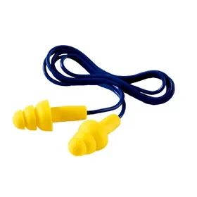 3M E-A-R Ultrafit Earplugs with Cord - Reusable (50 Pieces) 3M E-A-R Ultrafit Oordoppen met Koord - Herbruikbaar