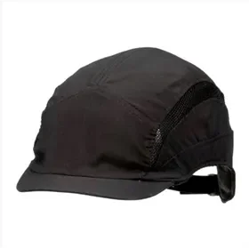 3M First Base Black Bump Cap with Visor - 25 mm 3M First Base Zwarte Stootpet met Klep - 25 mm