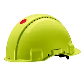 3M Peltor G3000NUV High-Visibility Green Safety Helmet with Ratchet Adjustment & Uvicator Sensor 3M Peltor G3000NUV Veiligheidshelm Hi-Viz Groen - Draaiknop & Uvicator Sensor