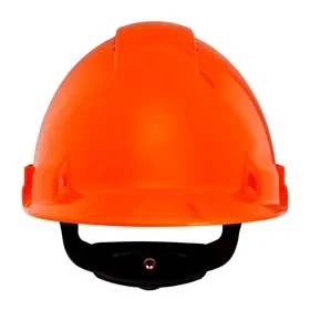 3M Peltor G3000NUV Safety Helmet Orange - Ratchet Adjustment & Ventilation 3M Peltor G3000NUV Veiligheidshelm Oranje - Draaiknop & Ventilatie