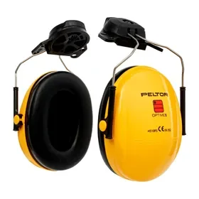 3M Peltor Optime I Ear Muffs - Helmet Attachment - Comfortable Ear Cushions 3M Peltor Optime I Gehoorkap - Voor Helmbevestiging - Comfortabele Oorkussens