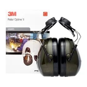 3M Peltor Optime II Hearing Protector - Helmet Attachment - Comfortable Ear Cushions 3M Peltor Optime II Gehoorkap - Helmbevestiging - Comfortabele Oorkussens