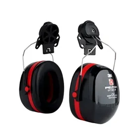 3M Peltor Optime III Earmuffs - Helmet Attachment - Comfortable Ear Cushions 3M Peltor Optime III Gehoorkap - Helmbevestiging - Comfortabele Oorkussens