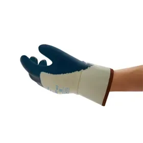 Ansell ActivArmr Hycron 27-607 Heavy-Duty Nitrile Work Gloves, Blue - Size 11 Ansell ActivArmr Hycron 27-607 Heavy-Duty Werkhandschoen Nitril Blauw - Maat 11