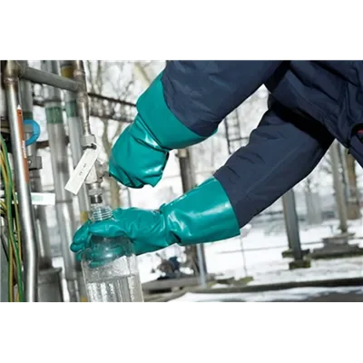 Ansell AlphaTec 58-335 Chemische Handschoenen - AquaDri® Voering & Nitril Grip, Maat 10