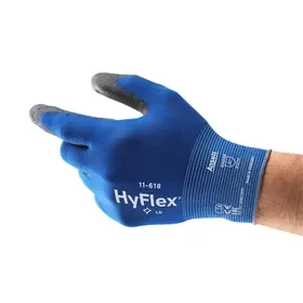 Ansell HyFlex 11-618 Montagehandschoen Blauw/Grijs – Extra Dun & Precisie Grip, Maat 10 Ansell HyFlex 11-618 Montagehandschoen Blauw/Grijs – Extra Dun & Precisie Grip, Maat 10