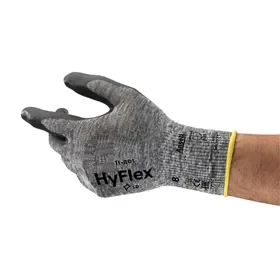 Ansell HyFlex 11-801 Werkhandschoen Grijs/Zwart – Ademend & Precisie Grip, Maat 9 Ansell HyFlex 11-801 Werkhandschoen Grijs/Zwart – Ademend & Precisie Grip, Maat 9