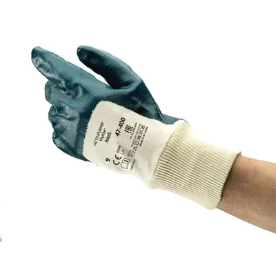 Ansell HyLite 47-400 Werkhandschoenen - Driekwart Nitrilcoating & Olieafstotend, Maat 8