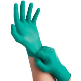 Ansell TouchNTuff 92-600 Nitrile Disposable Gloves - Green Size L (8.5–9) Ansell TouchNTuff 92-600 Nitril Wegwerphandschoenen - Groen Maat L (8.5–9)