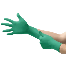 Ansell TouchNTuff 92-600 Nitrile Disposable Gloves Green - Size S (6.5–7) Ansell TouchNTuff 92-600 Nitril Wegwerphandschoenen Groen - Maat S (6.5–7)