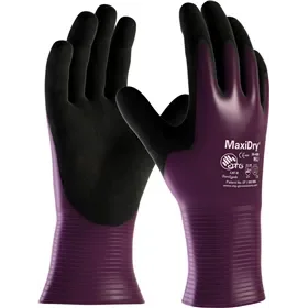 ATG MaxiDry 56-426 Werkhandschoenen Paars - Oliebestendig & Antislip Microfoam, Maat 10