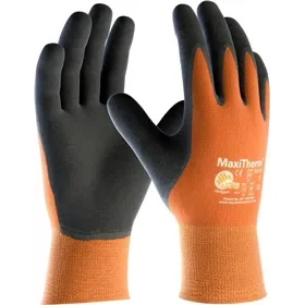 ATG MaxiTherm 30-201 Winter Gloves Orange - Latex Coated & Cold Resistant, Size 9 ATG MaxiTherm 30-201 Winterhandschoenen Oranje - Latex Gecoat & Koudebestendig, Maat 9