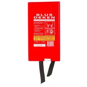 Blusdeken 120×180 cm - Hittebestendig tot 500°C, Met Instructie & Wandverpakking