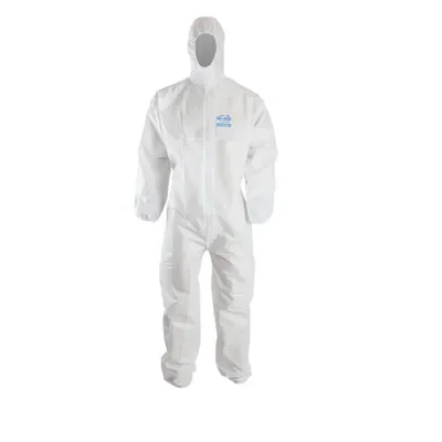 ChemDefend 100 Witte Wegwerpoverall Type 5/6 - Ademend SMMS - Maat XL