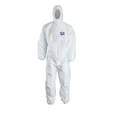 ChemDefend 250 Witte Wegwerpoverall Type 5/6 - Chemisch Bestendig & Antistatisch - Maat XL